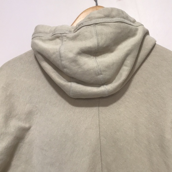 BURTON pullover graphic hoodie sweatshirt size XS oversized beige - Picture 6 of 11